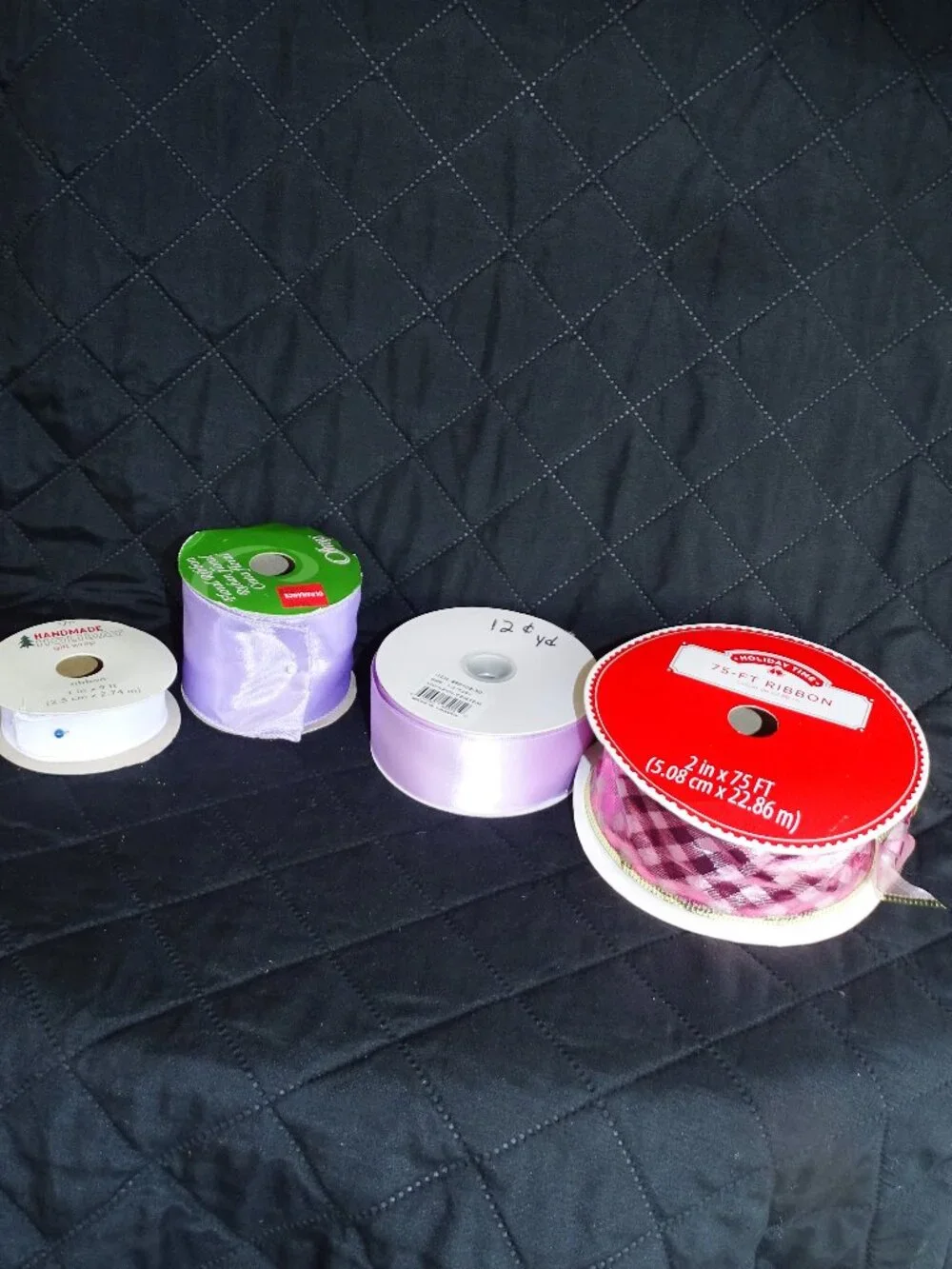 Four Rolls of Decorative Ribbon